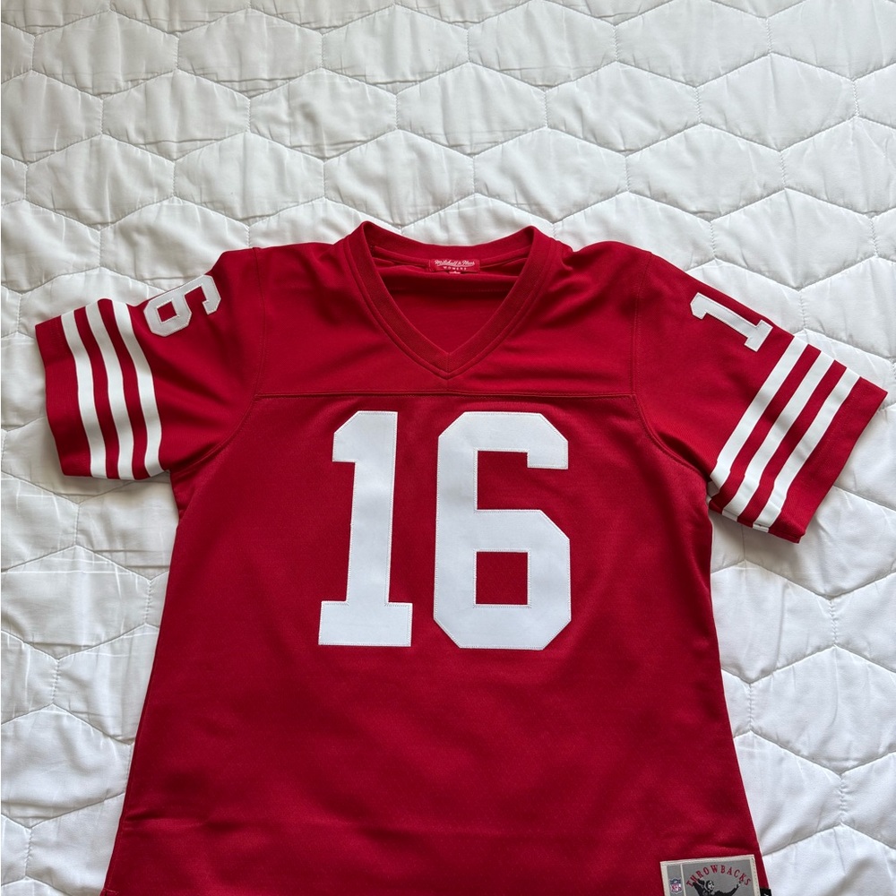 Mitchell & Ness Women’s Red San Francisco 49ers Jersey Montana